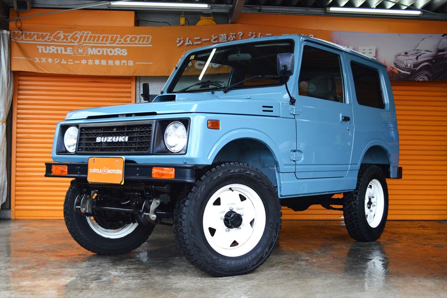 平成７年式ＪA１１V 　ランドベンチャーのカスタム車が入庫しました。オリジナルブルーのオートマチック車です。
