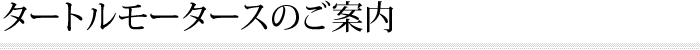 タートルモータースのご案内